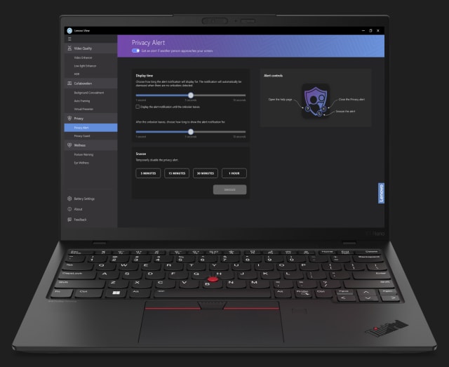 Lenovo View on the ThinkPad X1 Nano Gen 3. (Source: Lenovo.)