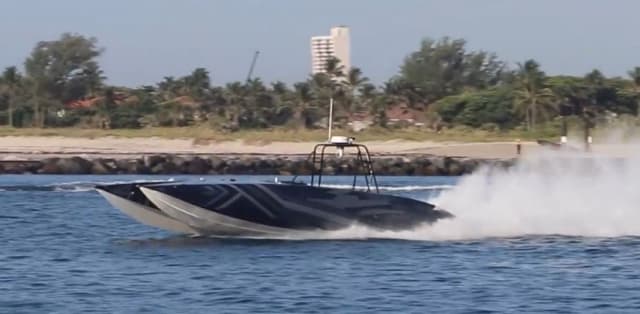 The T-38 Devil Ray is an unmanned vessel that can reach speeds of up 61 knots (70 mph). Image: MARTAC.